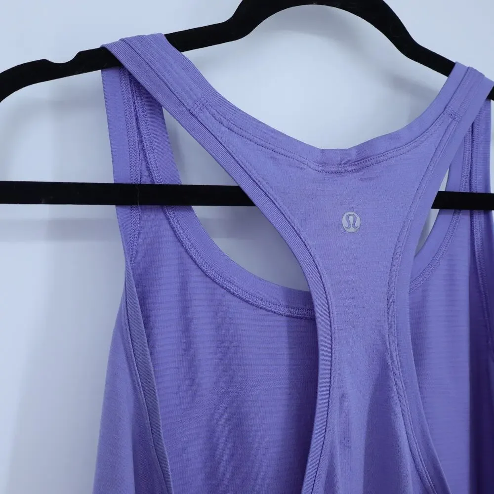Lululemon Swiftly Tech Racerback Tank Charged Indigo Waist Length Women's 10